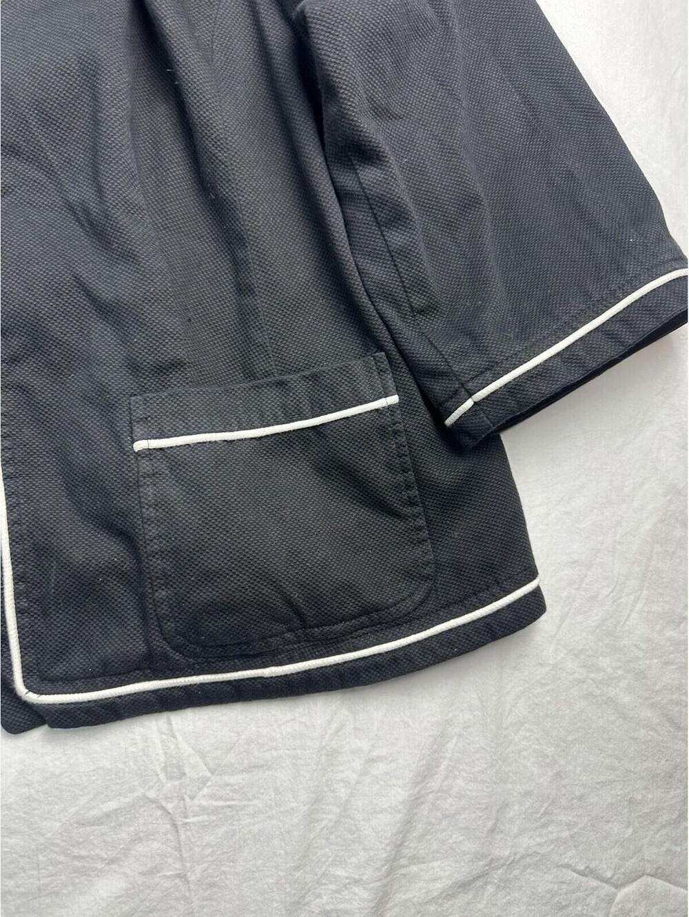 Women’s East 5th Piped Avenue Black Open-Front Jacket 2x 31-23 View 3